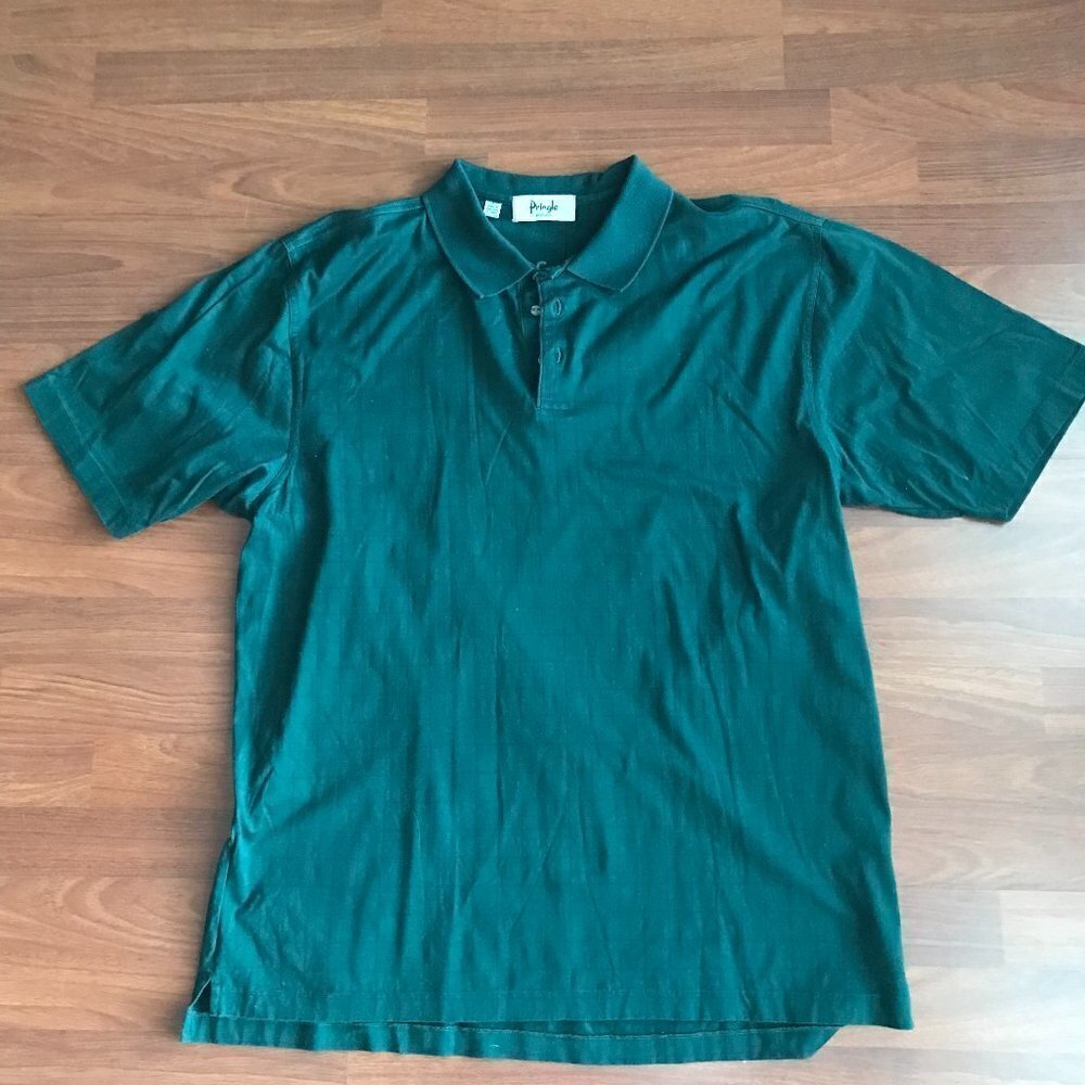 🌷Pringle Scotland Dark Green Polo Shirt